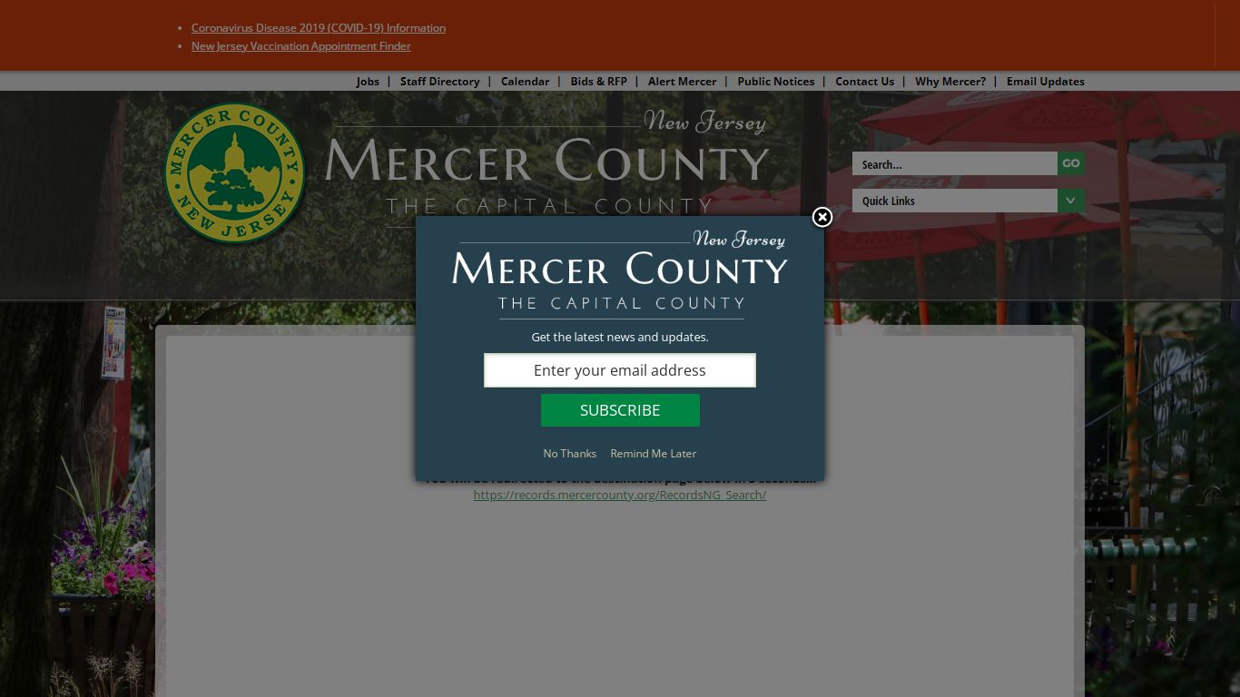 Property Records Search | Mercer County, NJ